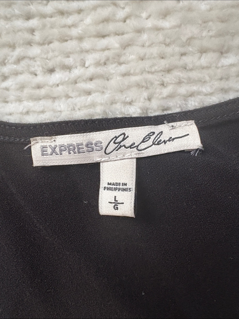 Express Black Racerback Tank Top - Picture 3 of 3